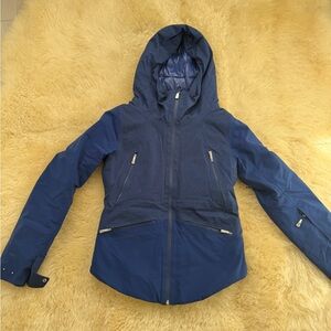 Women's Blue Hooded Jacket